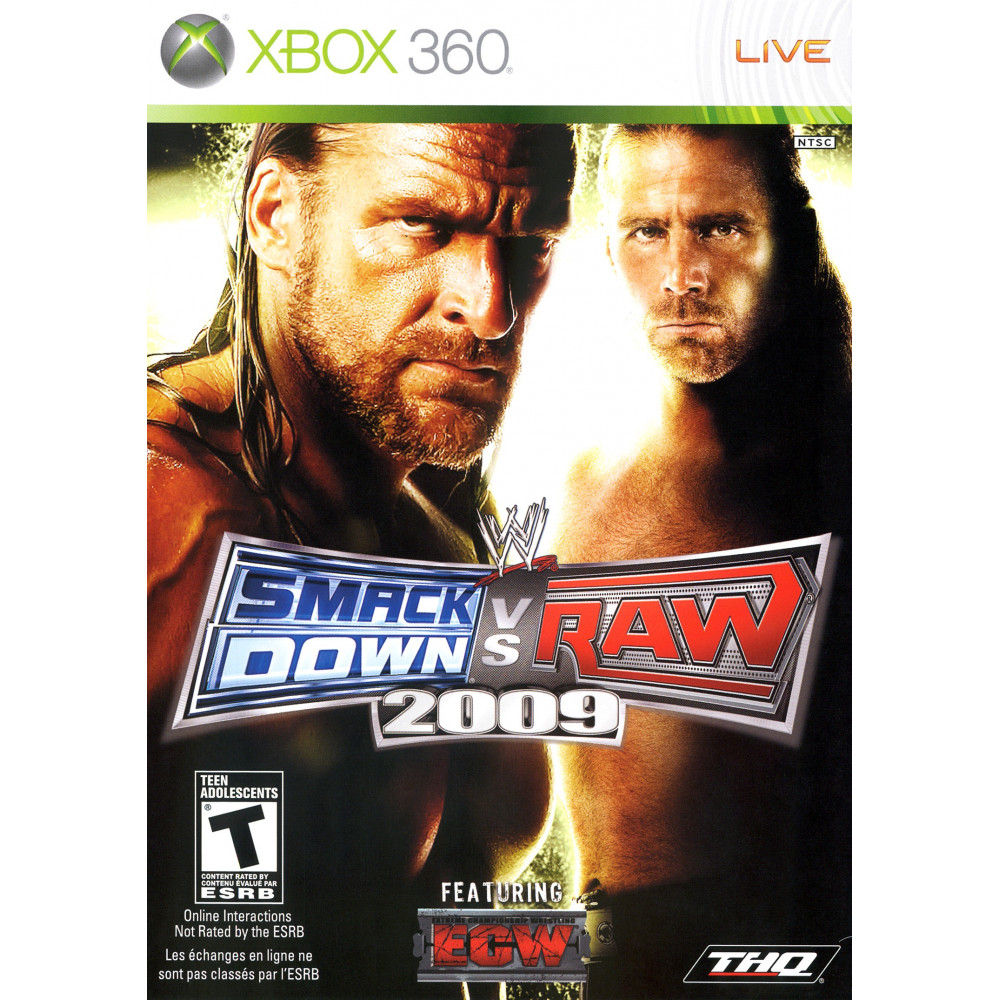 بازی اورجینال WWE Smackdown 2009 XBOX 360