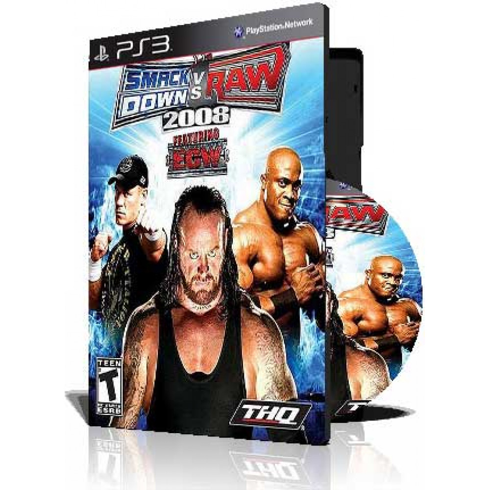 (WWE Smackdown Vs Raw 2008 PS3 (2DVD