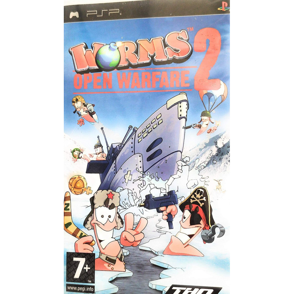 بازی اورجینال Worms Open Warfare 2 PSP