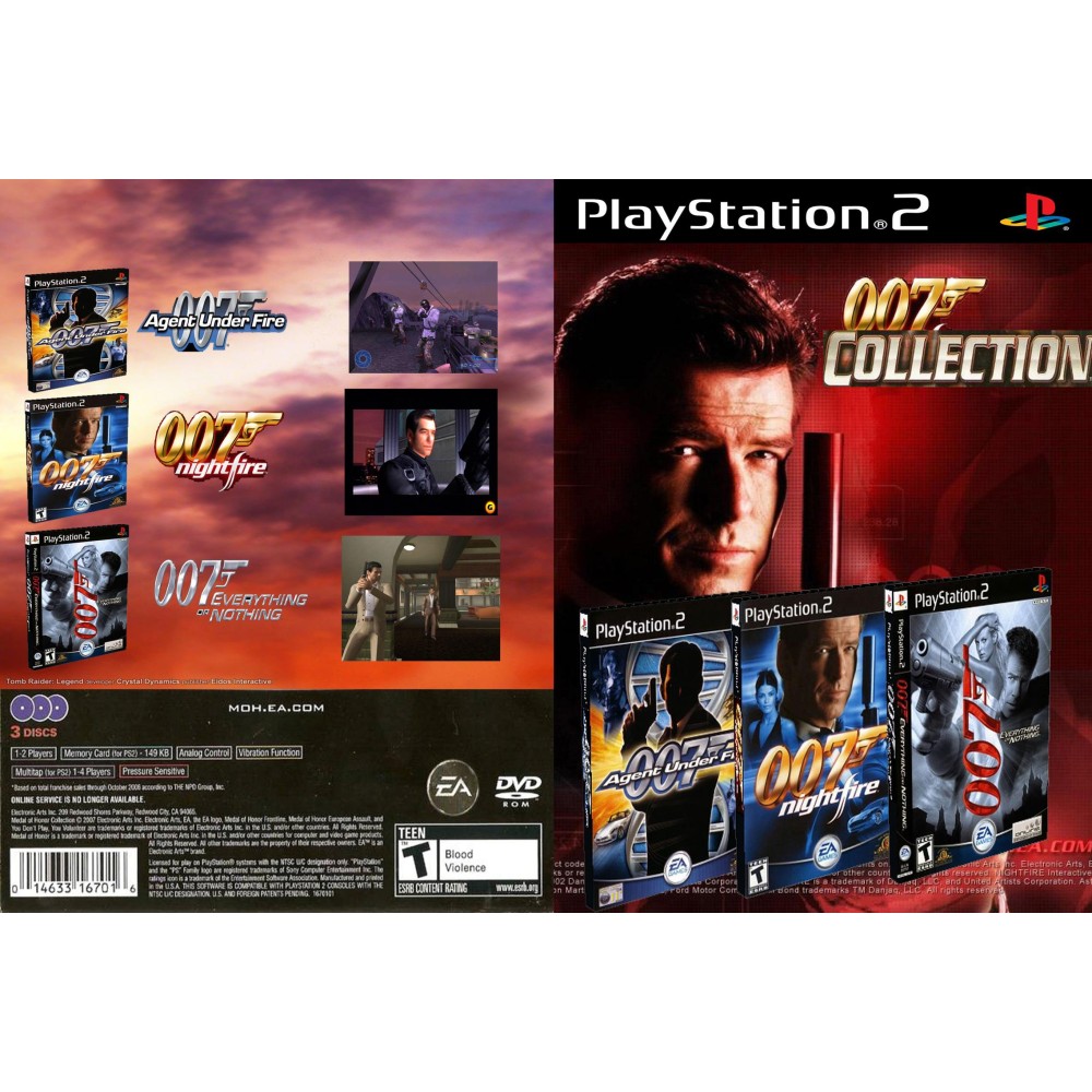 مجموعه 3 بازی جیمز باند 007 Collection
