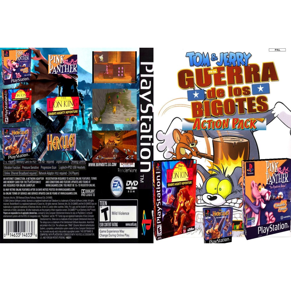 مجموعه 3 بازی کارتونی پکیج 3