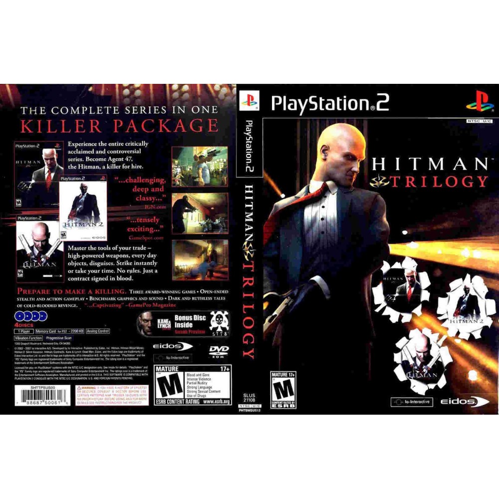 Hitman Trilogy PS2