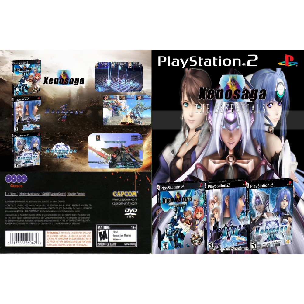 Xenosaga The Essentials پنج دیسک