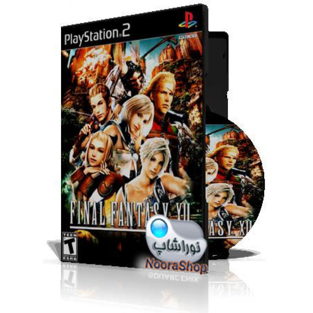 Final Fantasy XII با کاور کامل و قاب وچاپ روی دیسک
