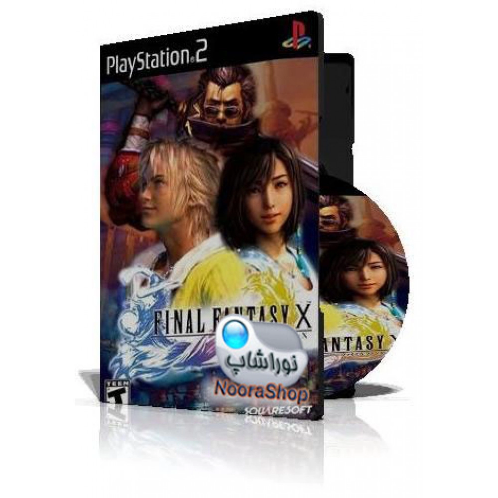 Final Fantasy X International با کاور کامل و قاب وچاپ روی دیسک 