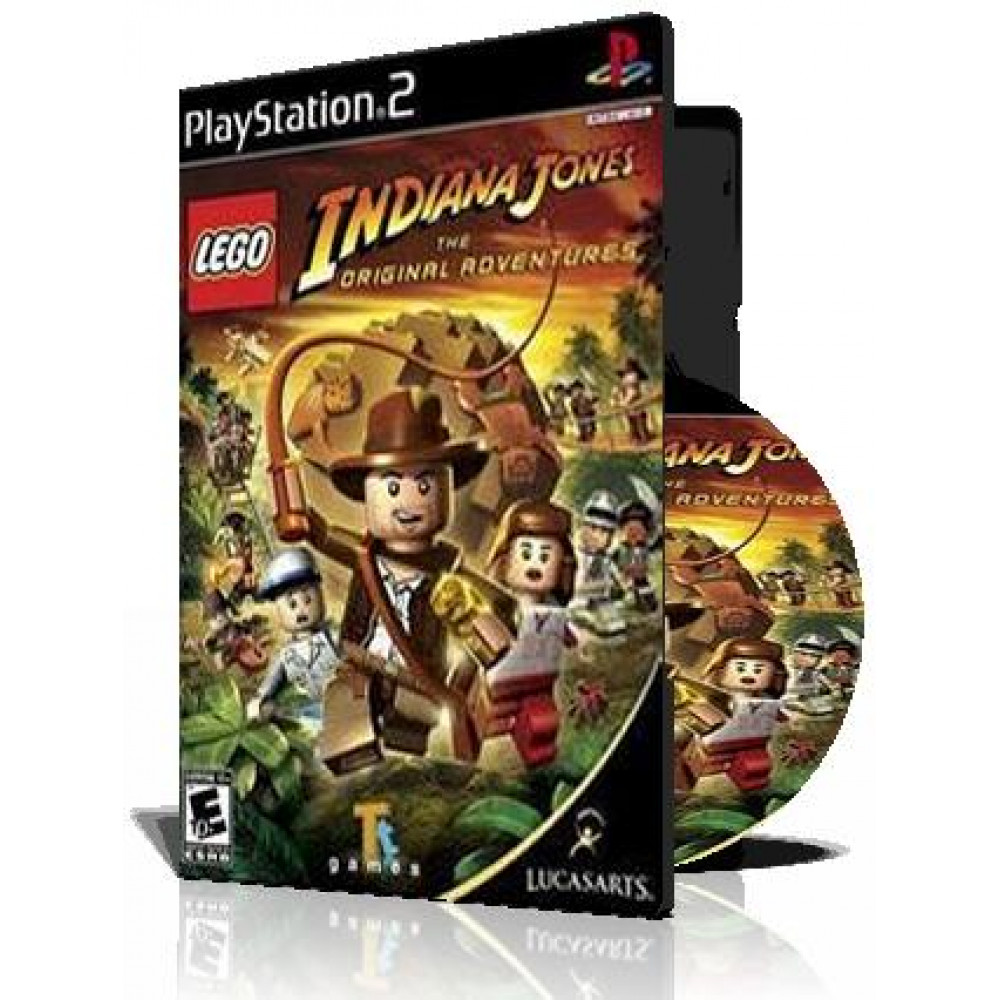 LEGO Indiana Jones The Original Adventures ps2با کاور کامل و چاپ روی دیسک