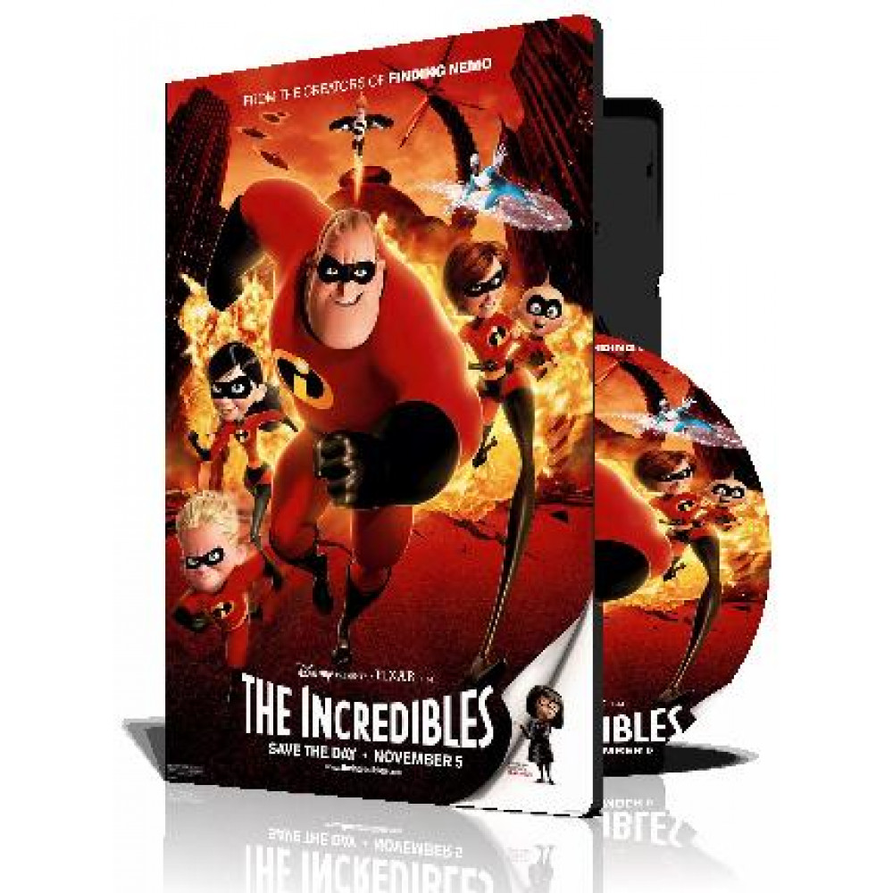 Incredibles Rise Of The Underminer ps2 با کاور کامل و چاپ روی دیسک
