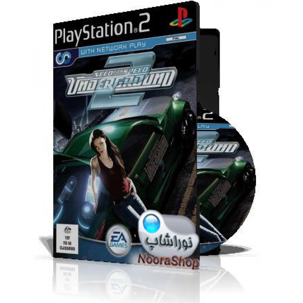 NFS Underground 2 با کاور کامل و چاپ روی دیسک