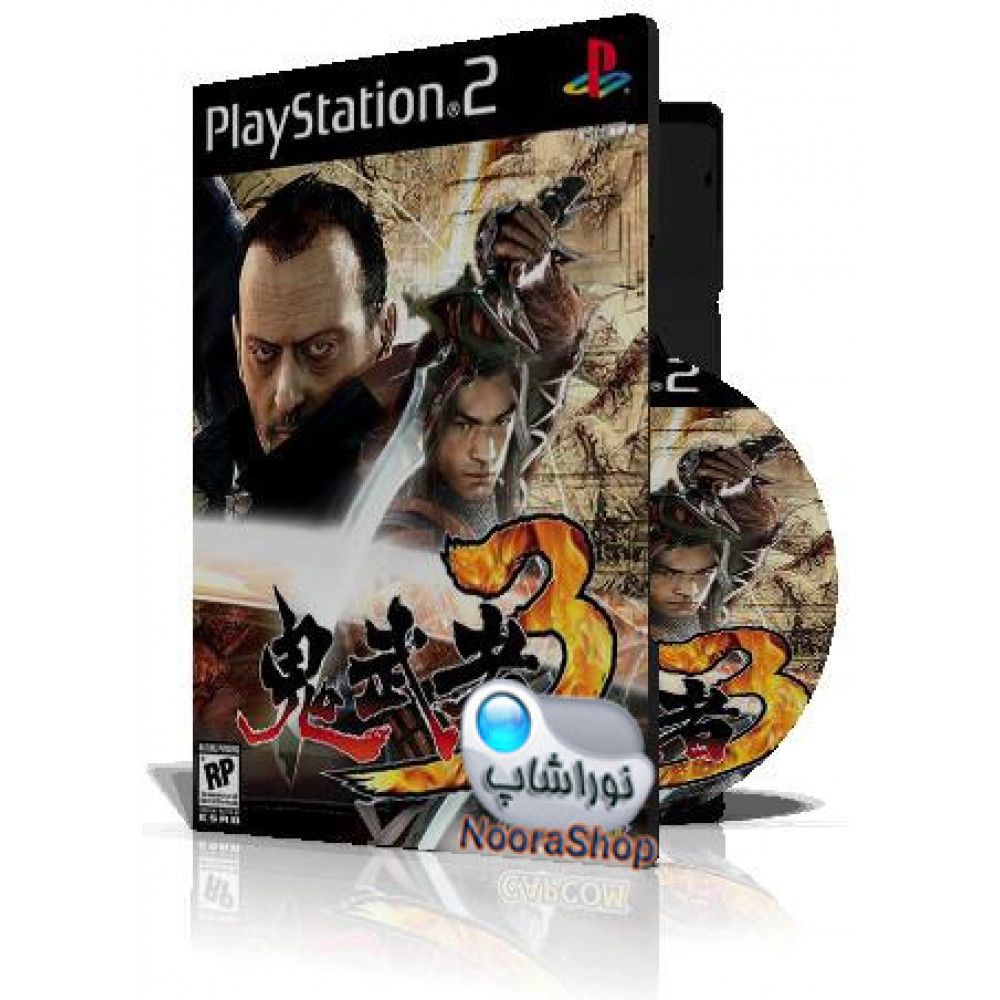 Onimusha 3 Demon Siege با کاور کامل و قاب وچاپ روی دیسک