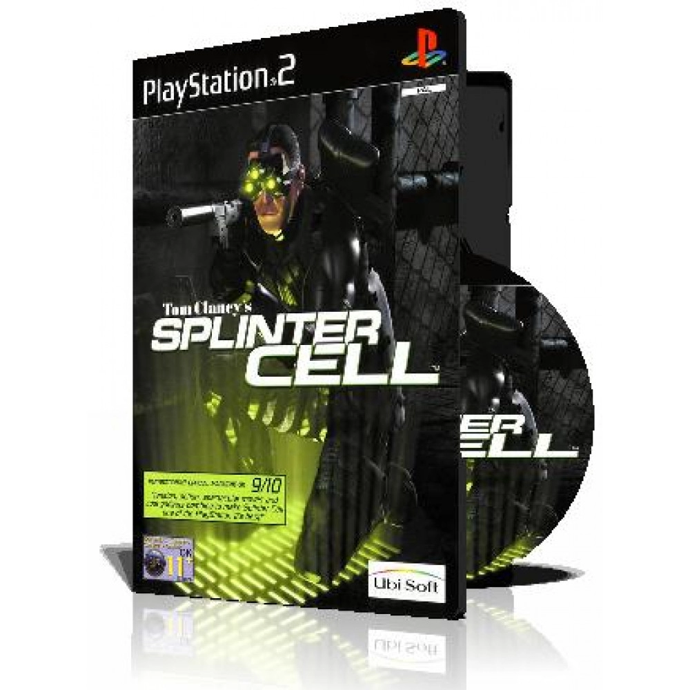 Splinter Cell 1 ps2 با کاور کامل وقاب و چاپ روی دیسک