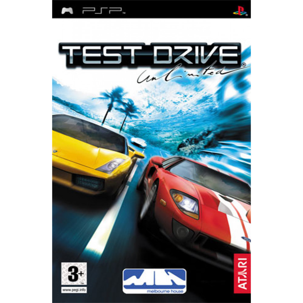 بازی اورجینال test drive unlimited PSP