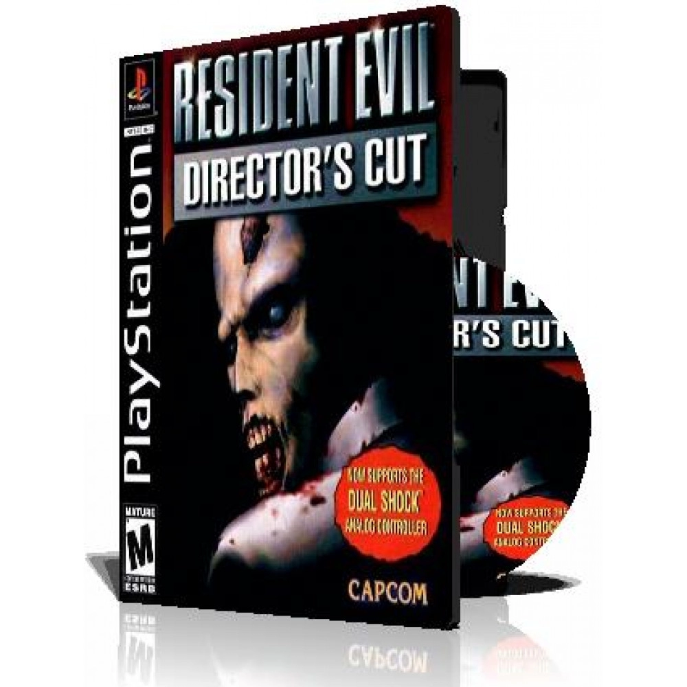 Resident Evil 1 Directors Cut DualShock Version ps1با کاور کامل وقاب و چاپ روی دیسک