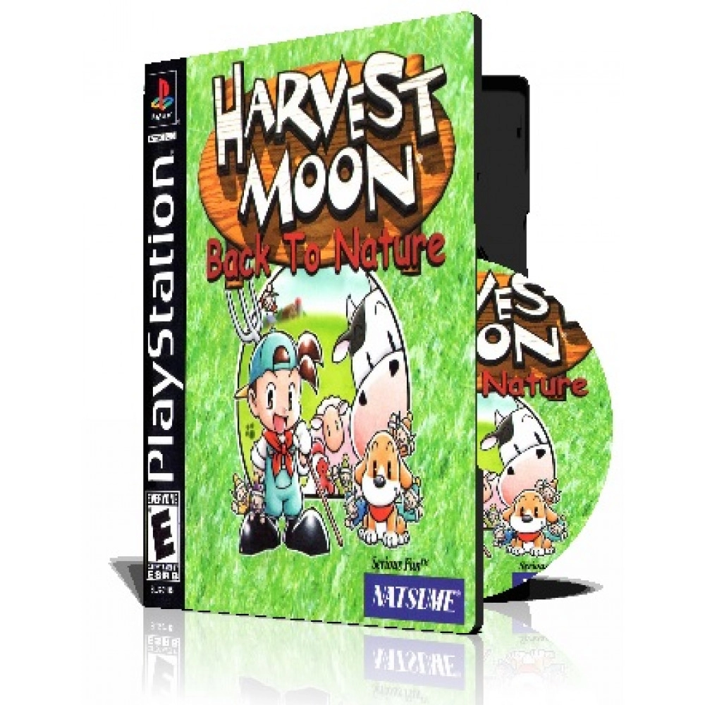 Harvest Moon Back to Nature با کاور کامل و قاب وچاپ روی دیسک  100% تست شده